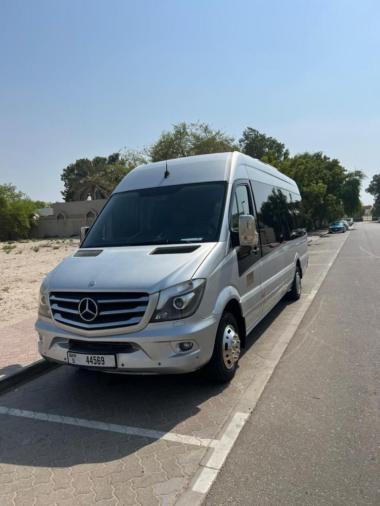 Van Rental Dubai silver colors
